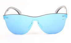 Gafas de sol de espejo sin montura todolente, gafas de moda 2017
