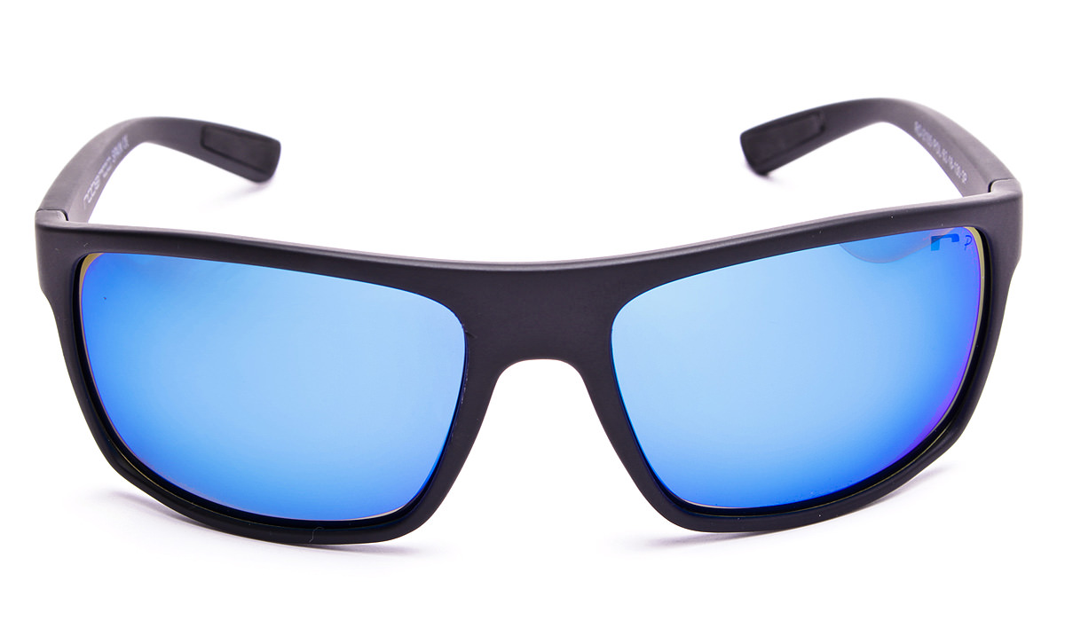 Gafas de sol Roberto polarizadas RO2105 sport con lentes espejo azul.
