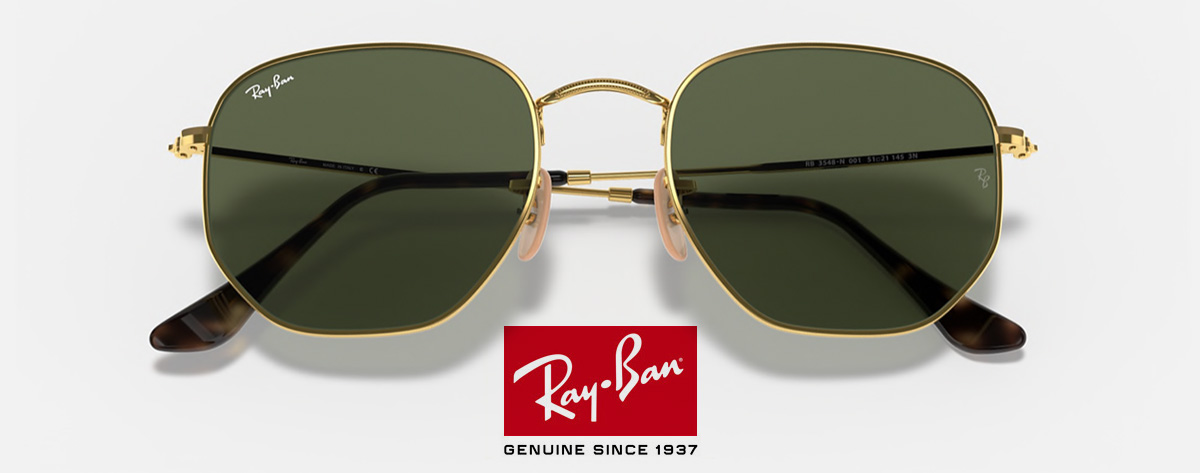 Ray Ban Hexagonal, gafas impregnadas del espíritu de los 60