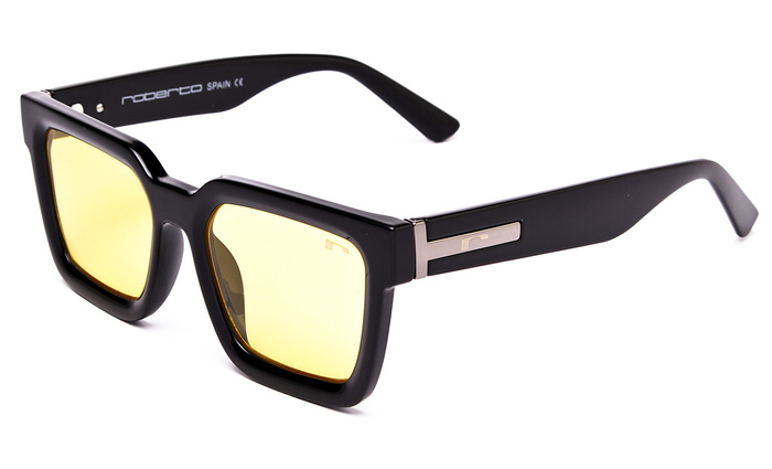 Gafas de sol amarillas que son tendencia